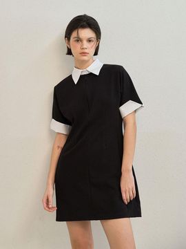 MAUVER U Supple Dress [Black]