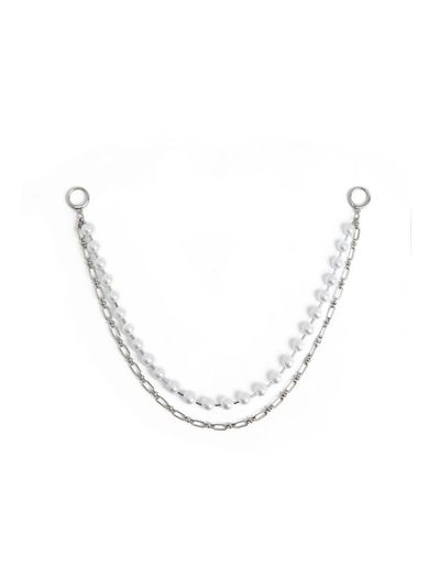 mavenmuse Versatile Premium Acrylic Brass Necklace (MNXSAQ503NKFR)