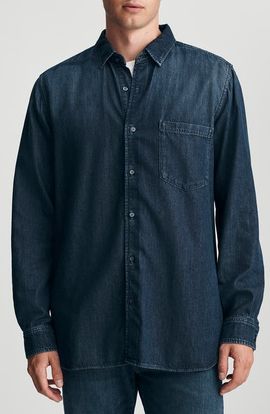 Mavi Jeans Mavi Jeans Bill Tencel Lyocell & Organic Cotton Button-Up Shirt