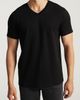 Mavi Jeans Mavi Jeans Black Stretch Cotton V-Neck T-Shirt  - 1