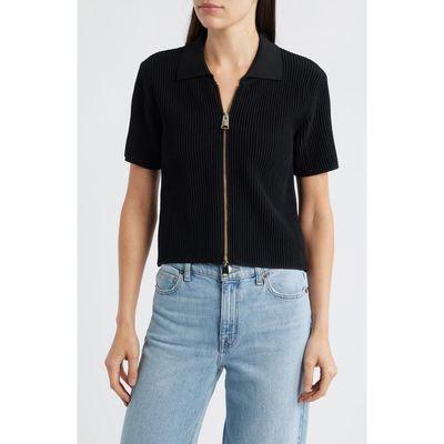 Mavi Jeans Mavi Jeans Fron Zip Rib Sweater