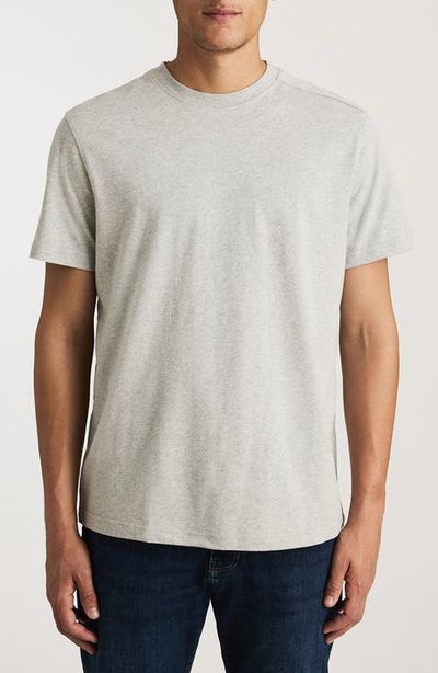 Mavi Jeans Mavi Jeans Light Grey Mélange Cotton Crewneck T-Shirt