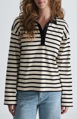 Mavi Jeans Mavi Jeans Long Sleeve Stripe Polo