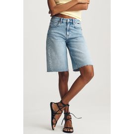 Mavi Jeans Mavi Jeans Nica Raw Hem Long Denim Barrel Shorts