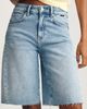 Mavi Jeans Mavi Jeans Nica Raw Hem Long Denim Barrel Shorts - 5