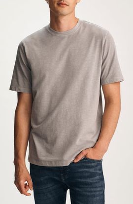 Mavi Jeans Mavi Jeans Pale Brown Slub Cotton Blend T-Shirt