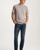 Mavi Jeans Mavi Jeans Pale Brown Slub Cotton Blend T-Shirt - 4