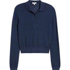 Mavi Jeans Mavi Jeans Pointelle Polo Sweater