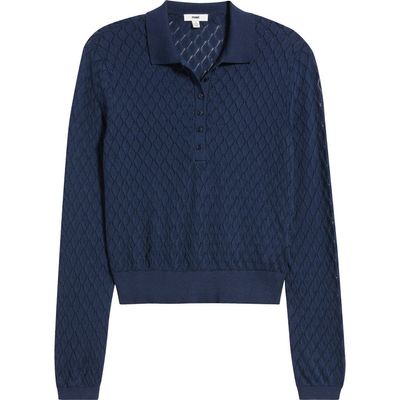 Mavi Jeans Mavi Jeans Pointelle Polo Sweater