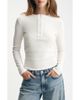 Mavi Jeans Mavi Jeans Rib Henley Top - 1