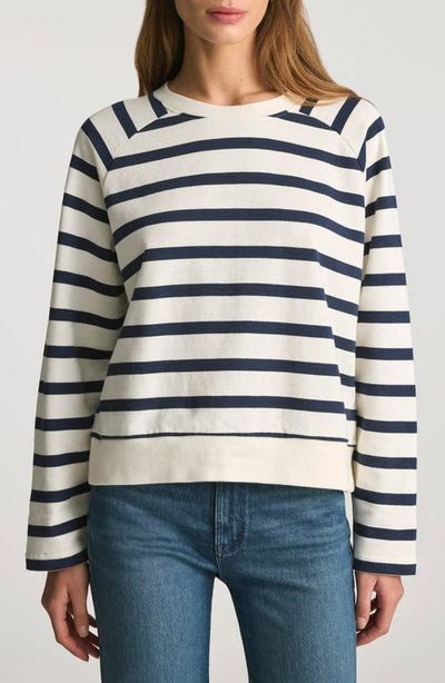 Mavi Jeans Mavi Jeans Stripe Raglan Cotton Sweatshirt