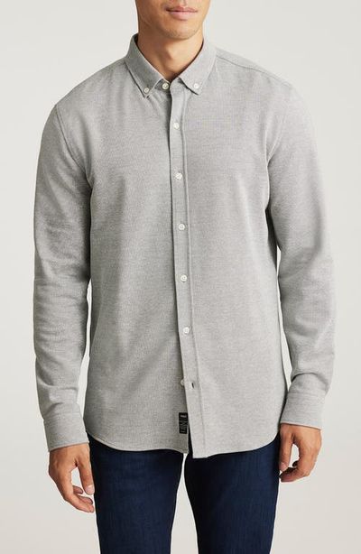 Mavi Jeans Mavi Jeans Textured Cotton Blend Button-Down Shirt