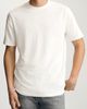 Mavi Jeans Mavi Jeans White Slub Cotton Blend T-Shirt  - 1