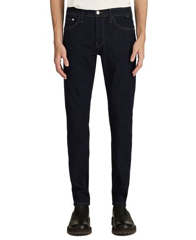 Mavi Mavi Men's Jake Regular Rise Skinny Leg in Rinse Feather Blue Jeans