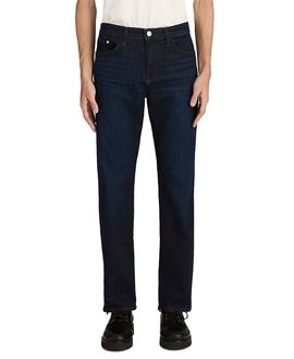 Mavi Mavi Men's Matt Regular Rise Relaxed Leg in Deep Brushed Feather Blue Jeans