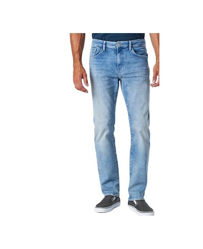 Mavi Mavi Men's Zach Regular Rise Straight Leg in Lt Foggy Feather Blue Jeans