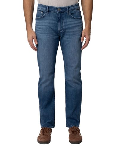 Mavi Mavi Men's Zach Regular Rise Straight Leg in Mid Brushed Feather Blue Jeans
