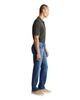 Mavi Mavi Men's Zach Regular Rise Straight Leg in Mid Brushed Feather Blue Jeans - 4