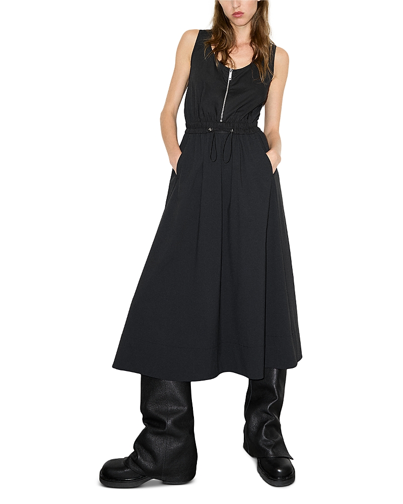 Max & co. Max & Co. Bora Technical Fabric Fit and Flare Dress