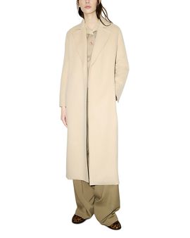 Max & co. Max & Co. Longrundbl Double Woven Wool Long Coat