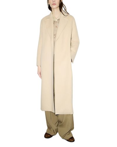 Max & co. Max & Co. Longrundbl Double Woven Wool Long Coat