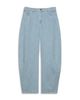 Max & co. Max & Co. Mcocandtore Mid Rise Barrel Leg Jeans in Light Blue - 5