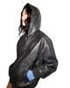 Max & co. Max & Co. Mcogelo Leather Hooded Jacket - 3