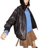 Max & co. Max & Co. Mcogelo Leather Hooded Jacket - 4
