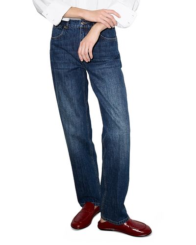 Max & co. Max & Co. Mcopanetto Mid Rise Slim Fit Jeans in Navy
