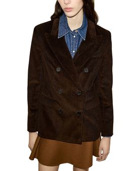 Max & co. Max & Co. Opunzia Cotton Blend Corduroy Blazer