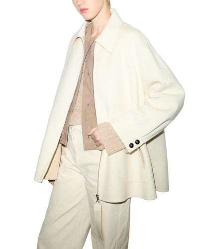 Max & co. Max & Co. Saggina Double Woven Wool Short Coat