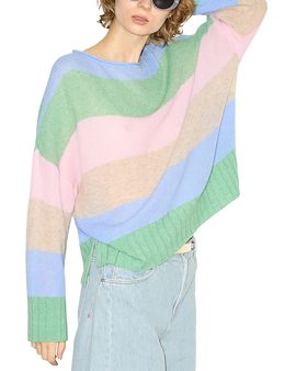 Max & co. Max & Co. Stampa Stripe Oversized Sweater
