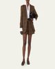 Max Mara Check Wool-Blend Single-Breasted Jacket - 2