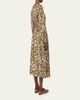 Max Mara Coccole Floral Silk Belted Midi Dress - 3