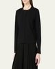 Max Mara Crewneck Cotton Knit Cardigan - 4