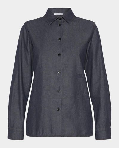 Max Mara Denim Button-Down Shirt