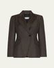Max Mara Double-Breasted Wool-Blend Jacket - 1