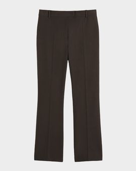 Max Mara Fatina Cotton Kickflare-Leg Ankle Pants