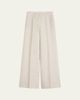 Max Mara Flax Linen Wide-Leg Pants - 1