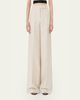 Max Mara Flax Linen Wide-Leg Pants - 4