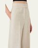 Max Mara Flax Linen Wide-Leg Pants - 5