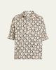 Max Mara Geometric-Print Cotton Shirt - 1