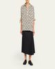 Max Mara Geometric-Print Cotton Shirt - 2