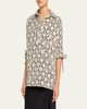 Max Mara Geometric-Print Cotton Shirt - 4