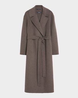 Max Mara Luna Wool Long Wrap Coat