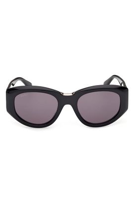 Max Mara Max Mara 52mm Round Sunglasses