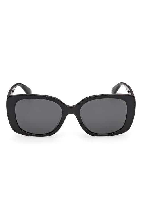 Max Mara Max Mara 55mm Rectangular Sunglasses