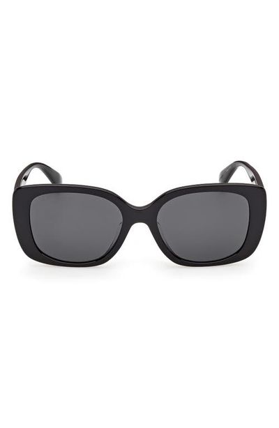 Max Mara Max Mara 55mm Rectangular Sunglasses