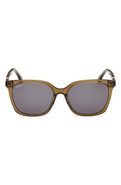 Max Mara Max Mara 55mm Round Sunglasses