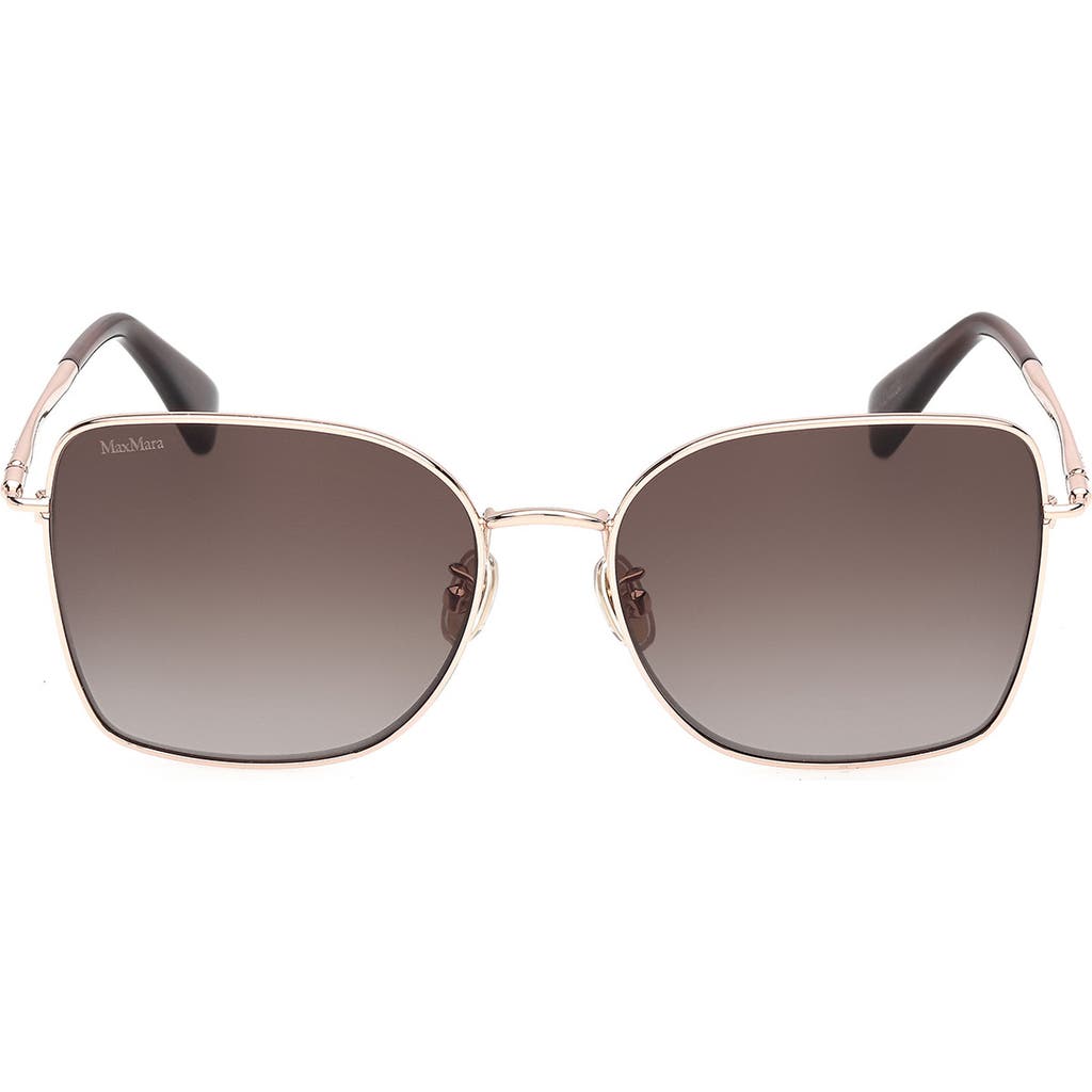 Max Mara Max Mara 58mm Square Sunglasses